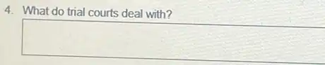 4. What do trial courts deal with?
square