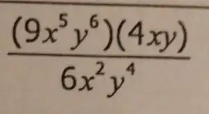 ((9x^5y^6)(4xy))/(6x^2)y^(4)